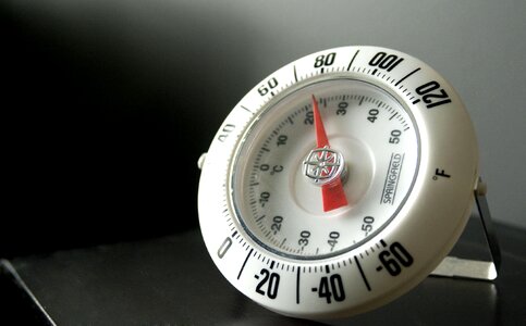 Industrial thermometer photo