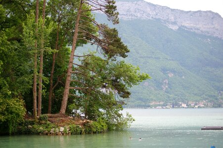 Landscape lake river photo