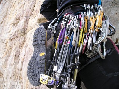 Climbing equipment equipment sole photo