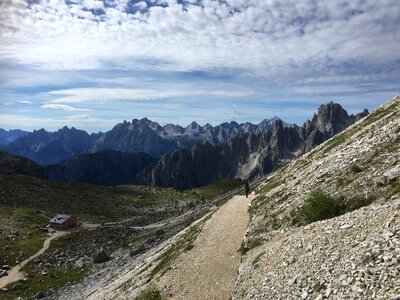 Baita in sudtirol,dolomiti,Italia photo