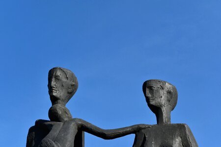 Bust family sculpture