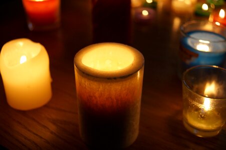 Candlelight wax romance