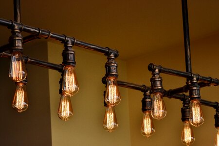 Chandelier electricity interior photo