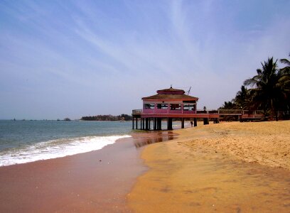 Beach sea sand photo