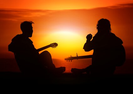 Players joy sunset