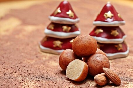 Almond beautiful photo brown