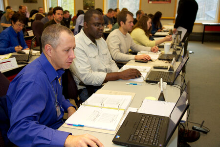 Applied Landscape-Scale Conservation Biology class at NCTC