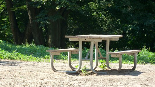 Lunch empty summer photo