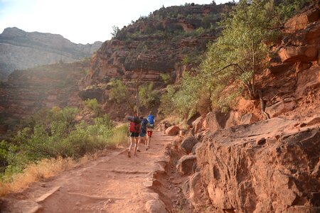 Bright Angel trail in Grand Canyon National Park photo