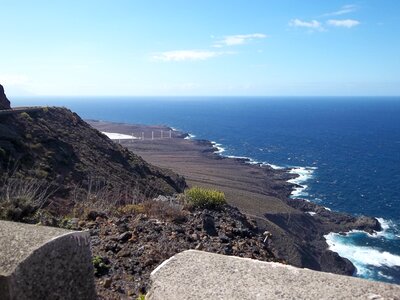 Nature coast line landscape