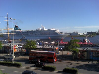 Hamburg cruise ship terminal port photo