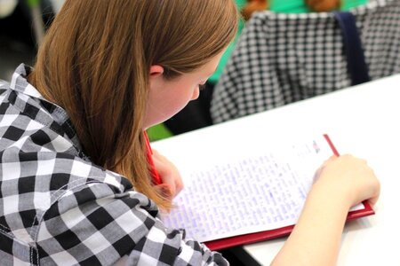 Paper student writing
