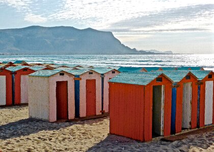 Colorful sicily vista photo