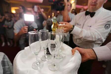 Celebration ceremony champagne photo