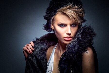 Girl female portrait