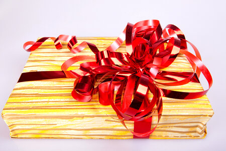 Gift with ribbon photo