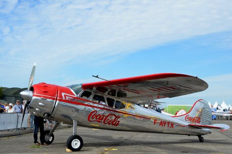 Aircraft coca cola sky photo