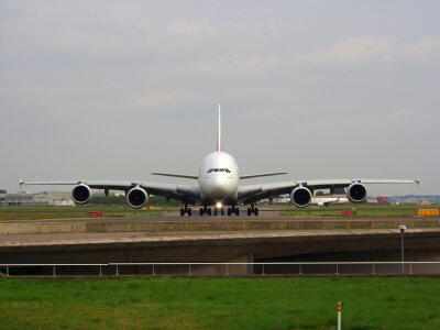Emirates Airline in Amsterdam airport