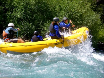 Adventure boat rowing