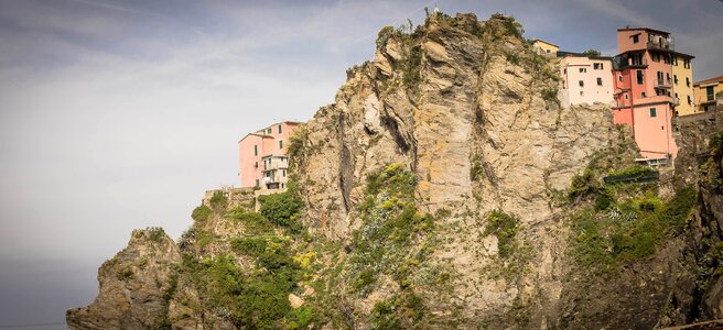 Amalfi coast coastline architecture