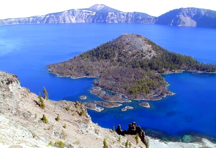 Wizard Island in Summer photo