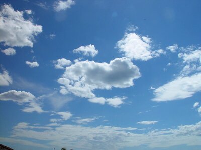 Blue blue sky clouds