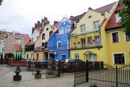 Colorful Houses in Poland photo