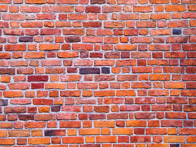 Background of Old Vintage Brick Wall photo