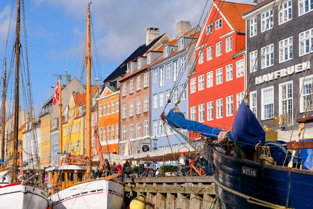 Colorful Buildings in Copenhagen photo