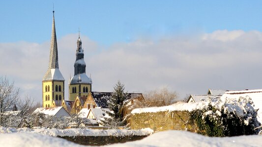 Lemgo church winter photo
