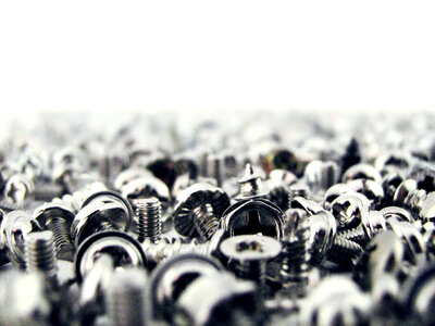 Screws background photo