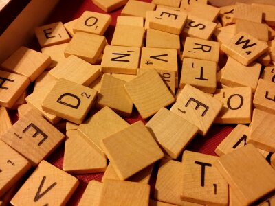 Words letters puzzle photo