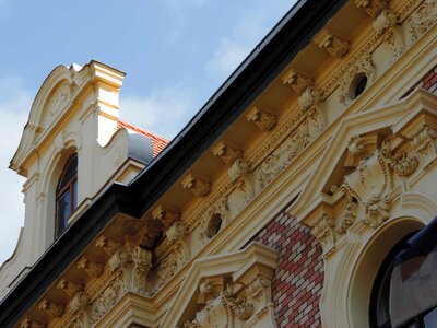Baroque facade architecture photo