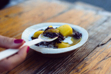 Indian black rice dessert