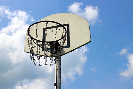 Basket play outside photo
