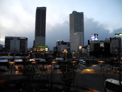 Square architecture skyline photo