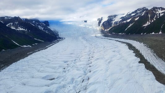 Ascent glacier snowy photo