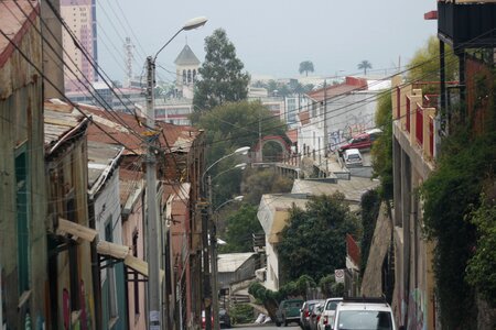 historic city of Valparaiso, Chile photo