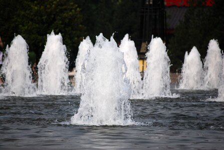 Grey flowing splashes