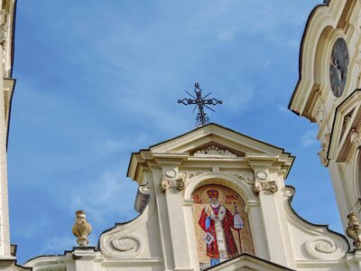 Church Tower saint cross photo