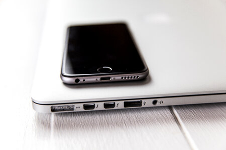 Mobile Phone & Laptop Computer