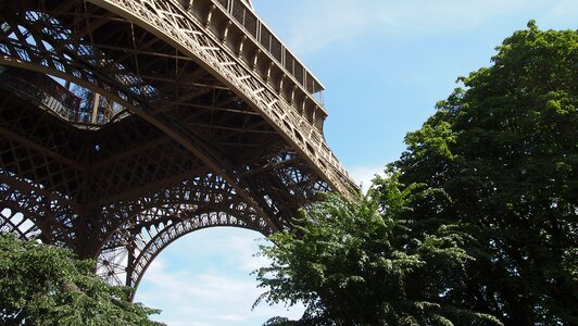 Eiffel tower places of interest century exhibition photo