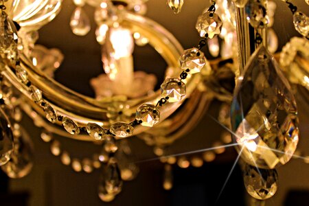 Decoration crystal glass lighting photo