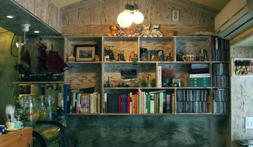 Bookcase books bookshelf photo