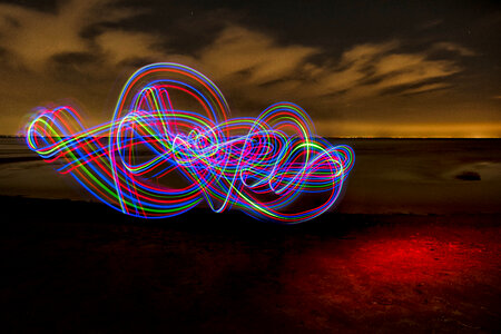 Light Painting Abstract photo