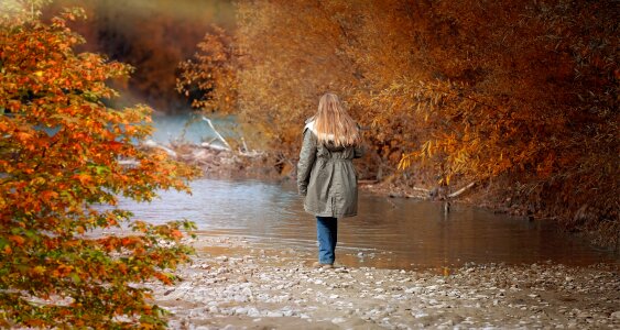 Girl nature out
