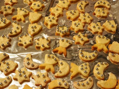 Christmas cookie cutter bake photo
