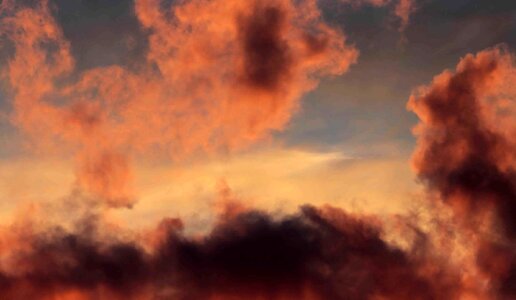 Atmosphere cloud dusk photo