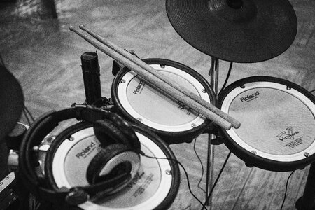 Electric drum kit photo