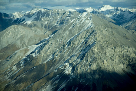 Panoramic view of mountains photo